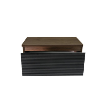 Kúpeľňová skrinka s krycou doskou Naturel Monza 79x30x45 cm orech mat MONZA80BN