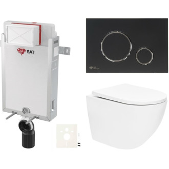 Závesný wc set na zamurovanie SAT SIKOSZTOR6778