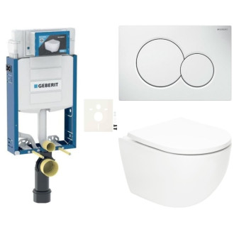 Závesný wc set na zamurovanie SAT Fusion SIKOGZTORFUS01