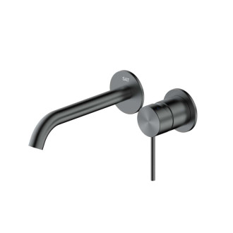 Umývadlová batéria SAT Aurum vrátane podomietkového telesa brúsený gun metal SATBAUR101BGM