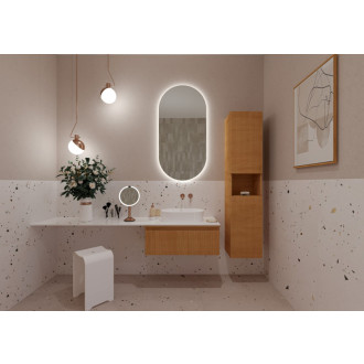 Umývadlová batéria SAT Aurum vrátane podomietkového telesa brúsená rose gold SATBAUR101BRG