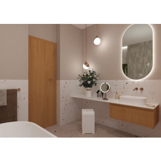 Umývadlová batéria SAT Aurum vrátane podomietkového telesa brúsená rose gold SATBAUR101BRG