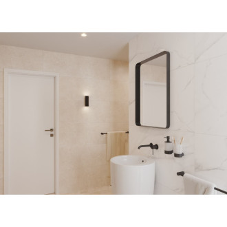 Umývadlová batéria SAT Aurum vrátane podomietkového telesa čierna matná SATBAUR101C