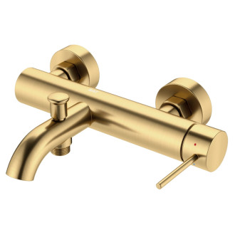 Vaňová batéria SAT Aurum bez sprchového setu 150 mm brúsená zlatá SATBAUR222BG