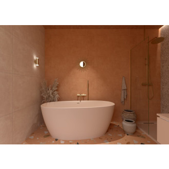 Vaňová batéria SAT Aurum bez sprchového setu 150 mm brúsená zlatá SATBAUR222BG