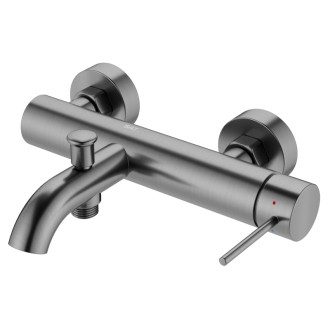 Vaňová batéria SAT Aurum bez sprchového setu 150 mm brúsený gun metal SATBAUR222BGM