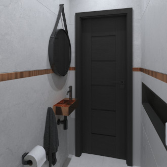 Umývadlová batéria SAT Aurum bez výpuste brúsený gun metal SATBAUR271BGM