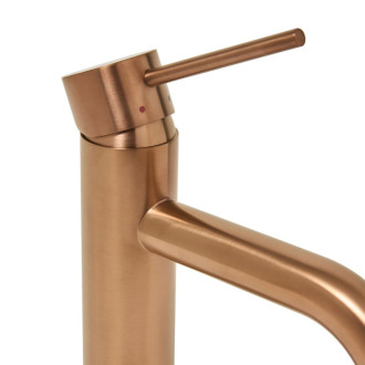 Umývadlová batéria SAT Aurum bez výpuste brúsená rose gold SATBAUR271BRG