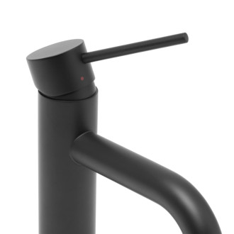 Umývadlová batéria SAT Aurum bez výpuste čierna matná SATBAUR271C