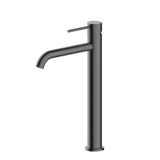 Vysoká umývadlová batéria SAT Aurum bez výpuste brúsený gun metal SATBAUR285BGM