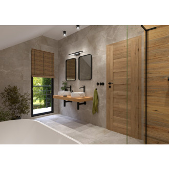 Vysoká umývadlová batéria SAT Aurum bez výpuste čierna matná SATBAUR285C