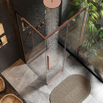 REA Sprchovací kút SOLAR - Copper Brush 90x90 KPL-96015 KPL-96015