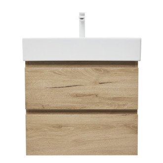 Kúpeľňová skrinka 2 zásuvková s umývadlom SAT B-Way 59x50x45 cm dub mat BWAY260OAKU2BBI