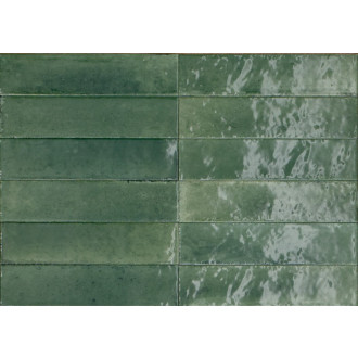 Obklad Ragno Look Verde 6x24 cm lesk RCTZ