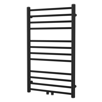 Radiátor kombinovaný SAT Paul 84x50 cm stredové pripojenie čierna matná SATRAPA840500SBL