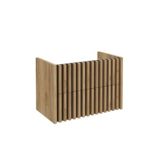 Kúpeľňová skrinka s krycou doskou SAT Delano 80x56x45 cm dub mat DELANO80ZDCDE