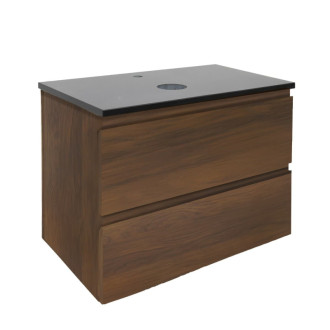 Kúpeľňová skrinka s krycou doskou SAT B-Way 79x50x45 cm orech mat BWAY280NUTZ