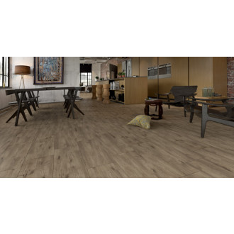 Dlažba Fineza Alpina brown 15x60 cm mat ALPINA156BR