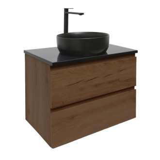 Kúpeľňová skrinka s umývadlom SAT B-Way 59x30x45 cm orech mat BWAY60NUTZUB