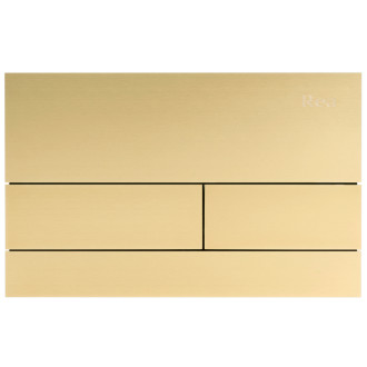 REA Tlačidlo T Gold Brush REA-E0055