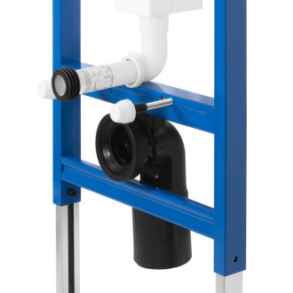 REA Podomietkový WC systém + tlačidlá T Black KPL-E0056