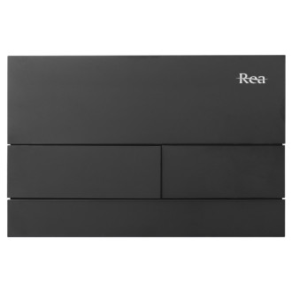 REA Podomietkový WC systém + tlačidlá T Black KPL-E0056