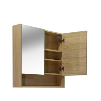 Zrkadlová skrinka Naturel Lucca 80x75 cm lamino dub LUCCA80CABD