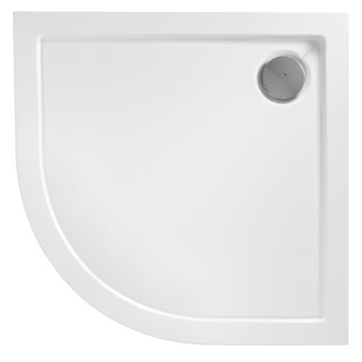 REA Sprchová kabína Look Chrome 80x80 + Sprchová vanička Look White -K7904 REA-K7904