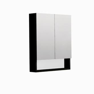 Zrkadlová skrinka SAT Cube Way 60x72 cm lamino čierna GALCU3D60HP