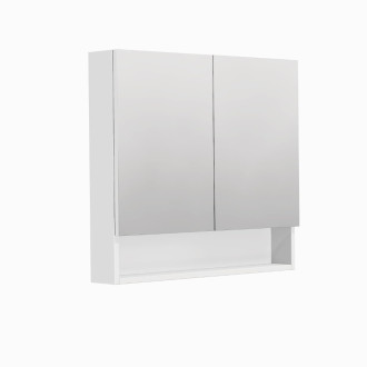 Zrkadlová skrinka SAT Cube Way 80x72 cm lamino GALCU3D80BP