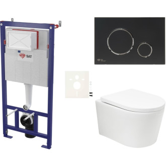 Závesný wc set do ľahkých stien / predstenová SAT BREVIS SIKOSSBRTOR78K