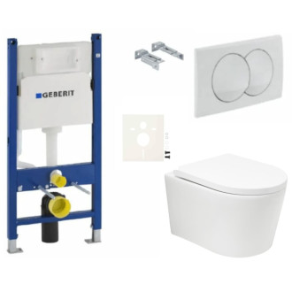 Závesný wc set do ľahkých stien / predstenová SAT BREVIS SIKOGESBRTORD01