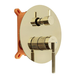 REA Podomietková sprchová sada Argon Gold + BOX REA-P6538
