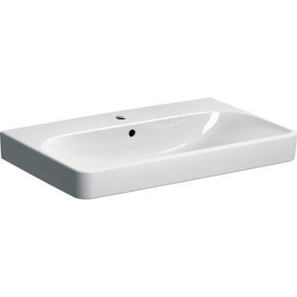 Umývadlo Geberit Smyle Square 75x48 cm otvor pre batériu uprostred 500.249.01.1