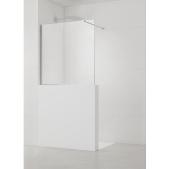 Sprchová zástena SAT Walk-in 90x100 cm na zníženú priečku SATWIS90