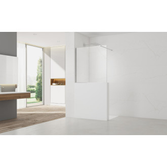 Sprchová zástena SAT Walk-in 100x100 na zníženú priečku cm SATWIS100