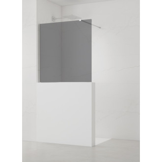 Sprchová zástena SAT Walk-in 110x100 cm na zníženú priečku SATWIS110KS