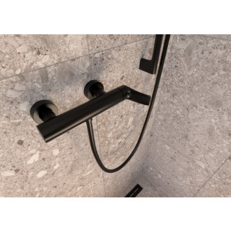 Sprchová batéria SAT Infinitio bez sprchového setu 150 mm čierna matná SATBSINF268C