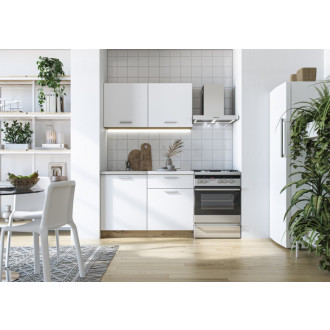 Kuchynská linka Naturel Vlada 1,2 m biela KSETVLADA