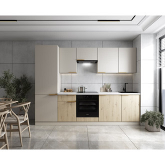Kuchynská linka Naturel Chloe 2,8 m KSETCHLOE