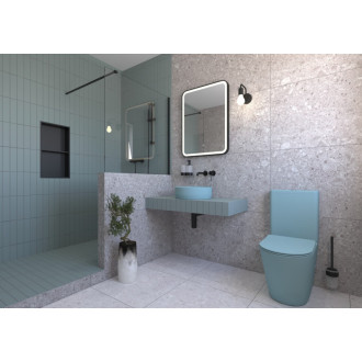 Wc kombi komplet kombinovaný SAT Infinitio zelená mat vario odpad SATINF031VPSNLGEM