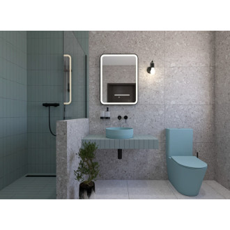 Wc kombi komplet kombinovaný SAT Infinitio zelená mat vario odpad SATINF031VPSNLGEM