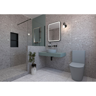 Wc kombi komplet kombinovaný SAT Infinitio sivá mat vario odpad SATINF031VPSNLGRM