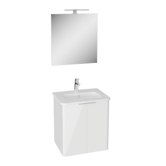 Kúpeľňová zostava s umývadlom VitrA Mia 56,5x62,5x44,5 cm biela lesk MIASETPR60B