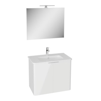 Kúpeľňová zostava s umývadlom VitrA Mia 75x62,5x44,5 cm biela lesk MIASETPR80BB
