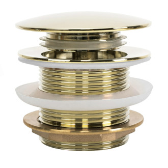 REA Univerzálny vaňový výpust Click-clack - Gold REA-W2015