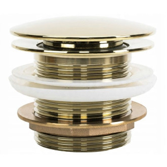 REA Univerzálny vaňový výpust Click-clack - Gold REA-W2015