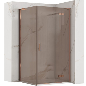 REA Sprchová kabína Hugo 90x90 Copper Brush KPL-K6969
