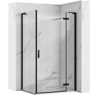 REA Hugo Black 100x90 Sprchová kabína KPL-45225