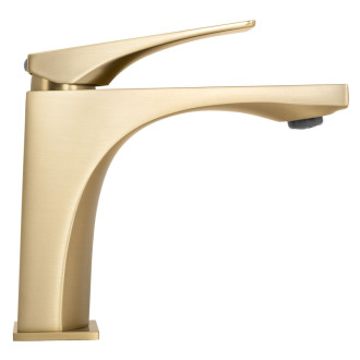 REA Joe Brush Gold low Umývadlová batéria nízka, kartáčovaná zlatá REA-B8990